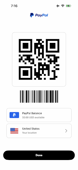 PayPal QR code